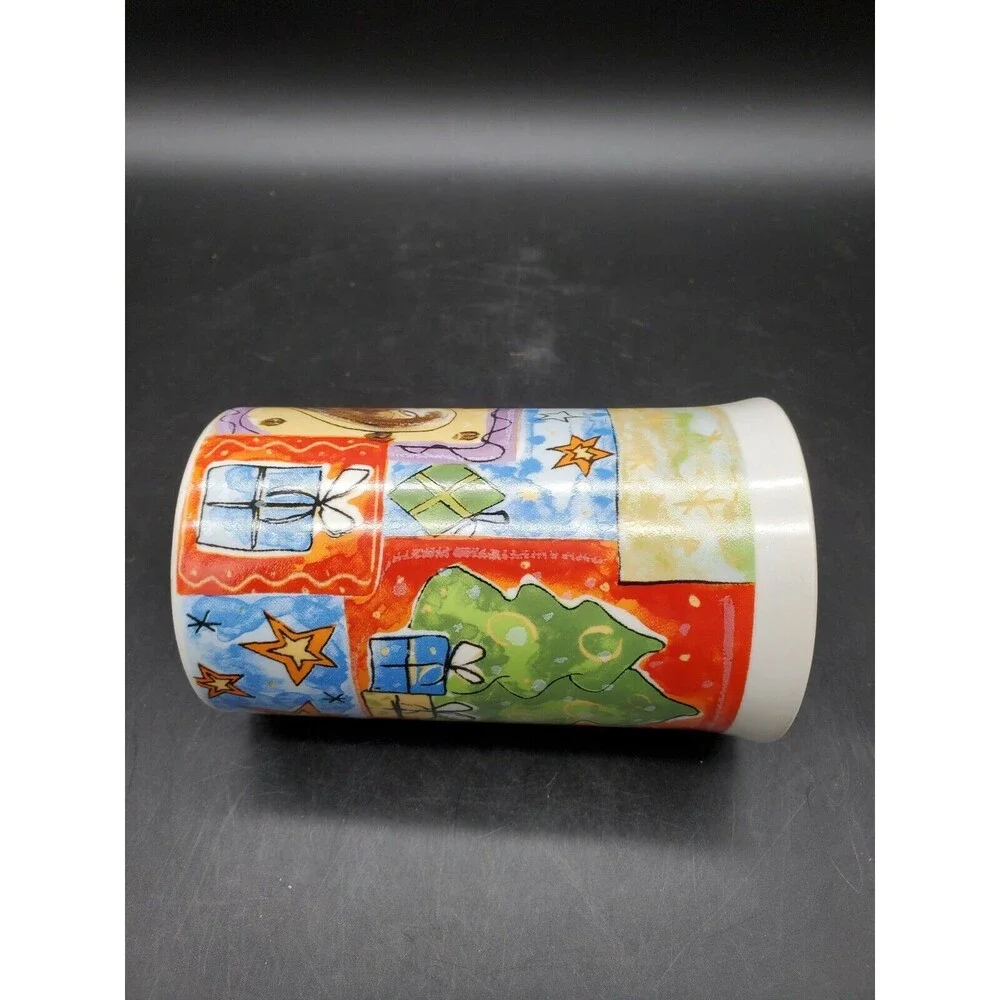 ROYAL NORFOLK CHRISTMAS MUG Various Scenes Xmas Coffee Cup Winter Colorful